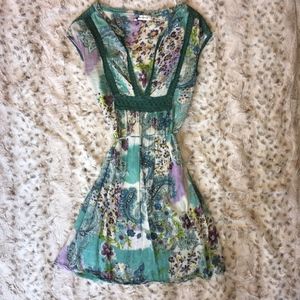 Boho floral and paisley dress